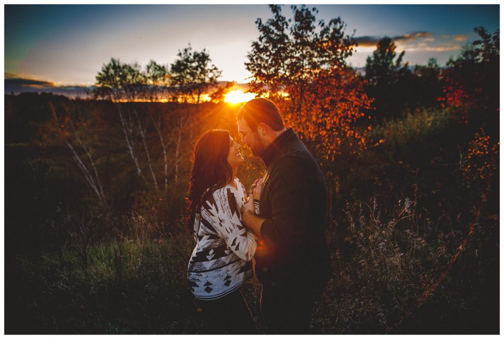 Hartford Wisconsin Loew Lake Engagement Session
