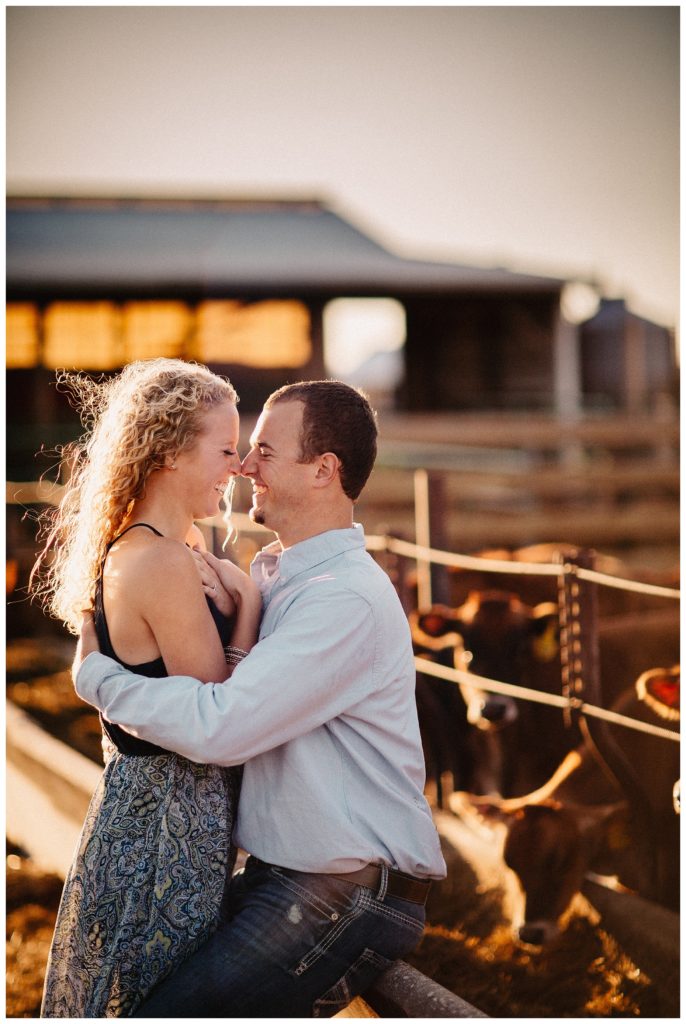 Janesville Wisconsin Fall Family Farm Rustic Engagement Session