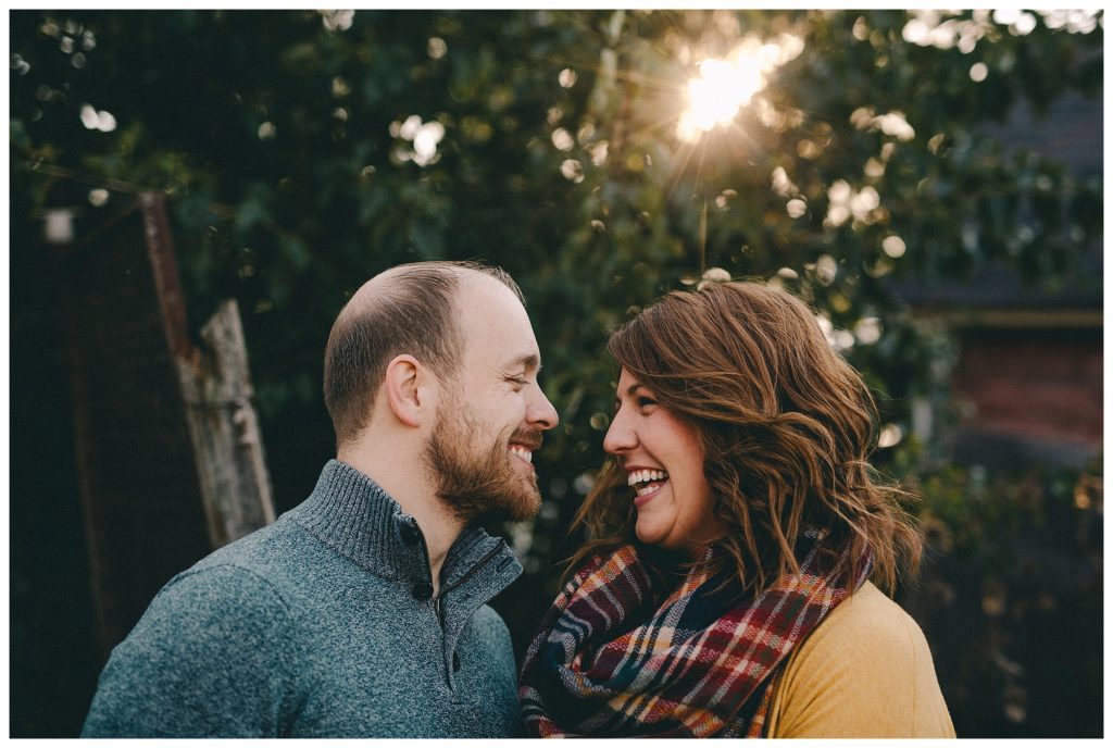 Madison Wisconsin Fall Engagement Session Jerry's Apple Sun Prairie Wisconsin