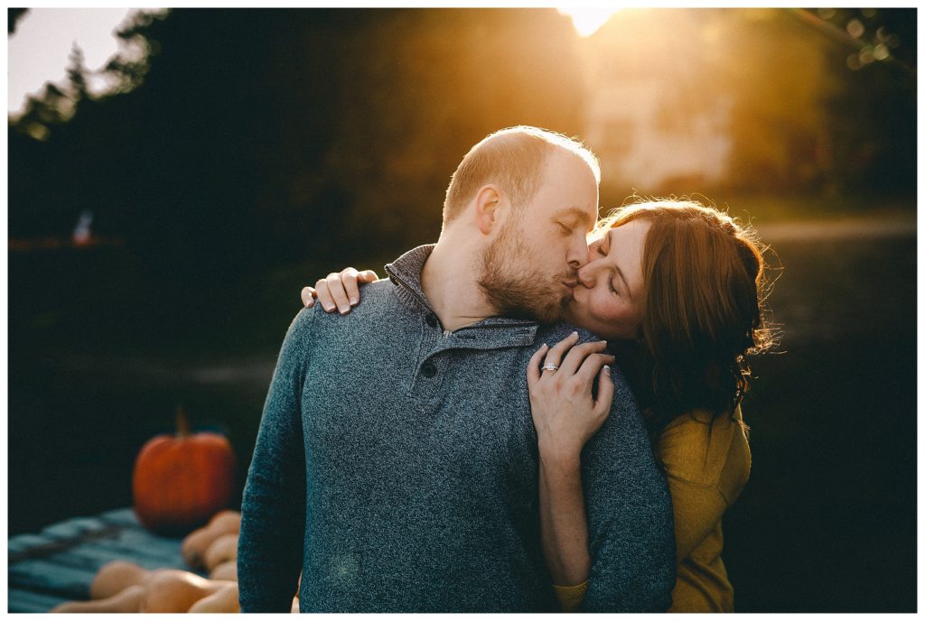 Madison Wisconsin Fall Engagement Session Jerry's Apple Sun Prairie Wisconsin