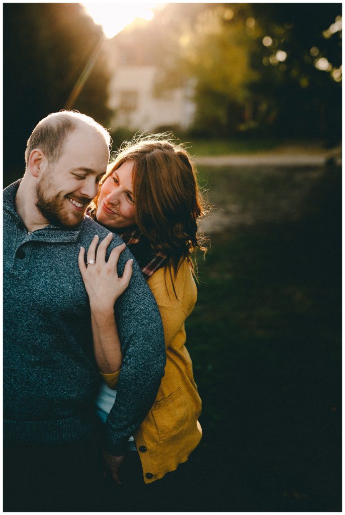 Madison Wisconsin Fall Engagement Session Jerry's Apple Sun Prairie Wisconsin