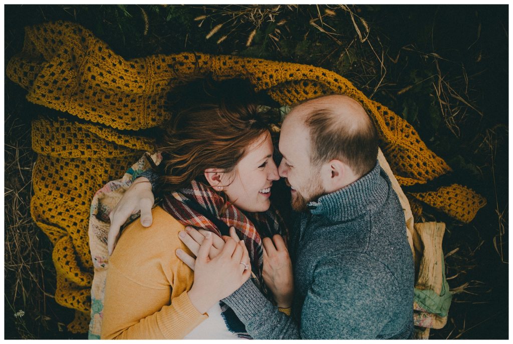 Madison Wisconsin Fall Engagement Session Jerry's Apple Sun Prairie Wisconsin