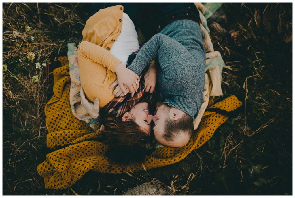 Madison Wisconsin Fall Engagement Session Jerry's Apple Sun Prairie Wisconsin