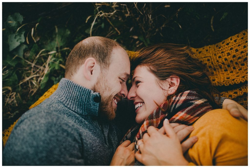 Madison Wisconsin Fall Engagement Session Jerry's Apple Sun Prairie Wisconsin