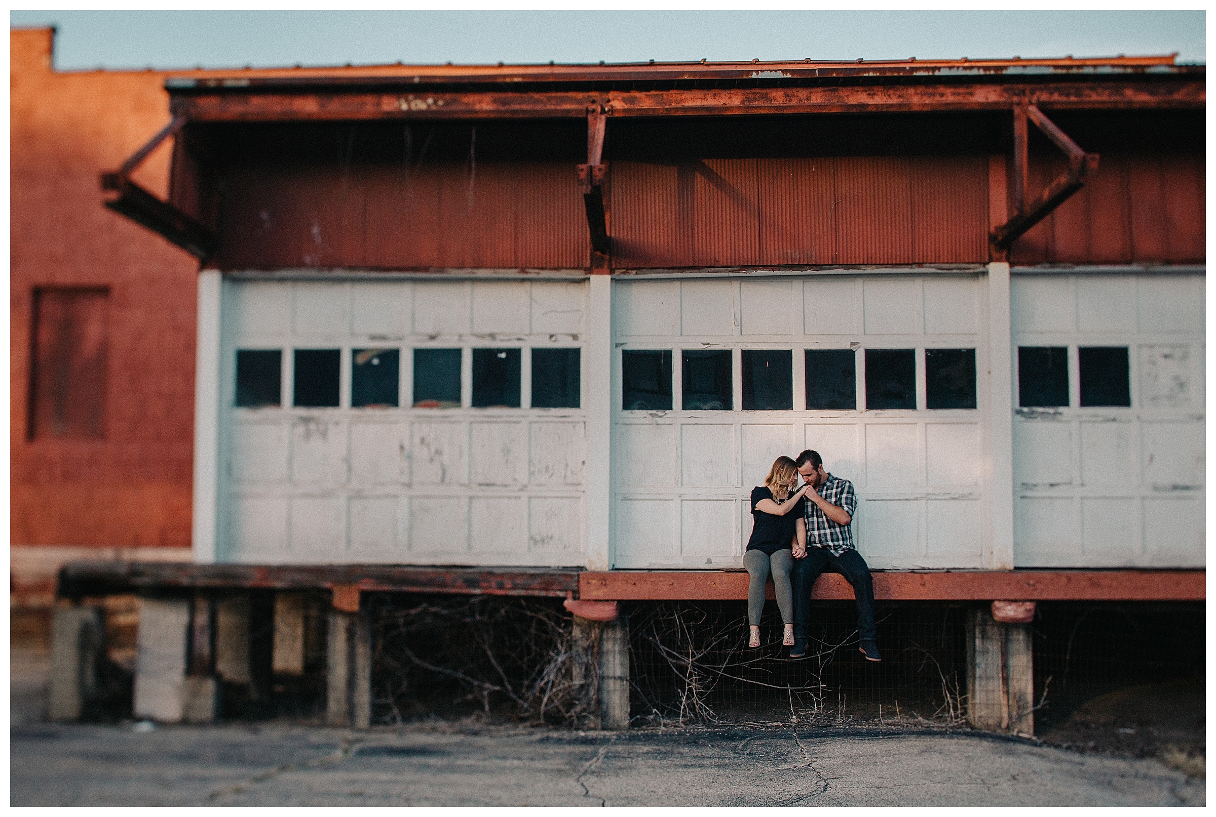 Rustic Downtown Madison Wisconsin Engagement