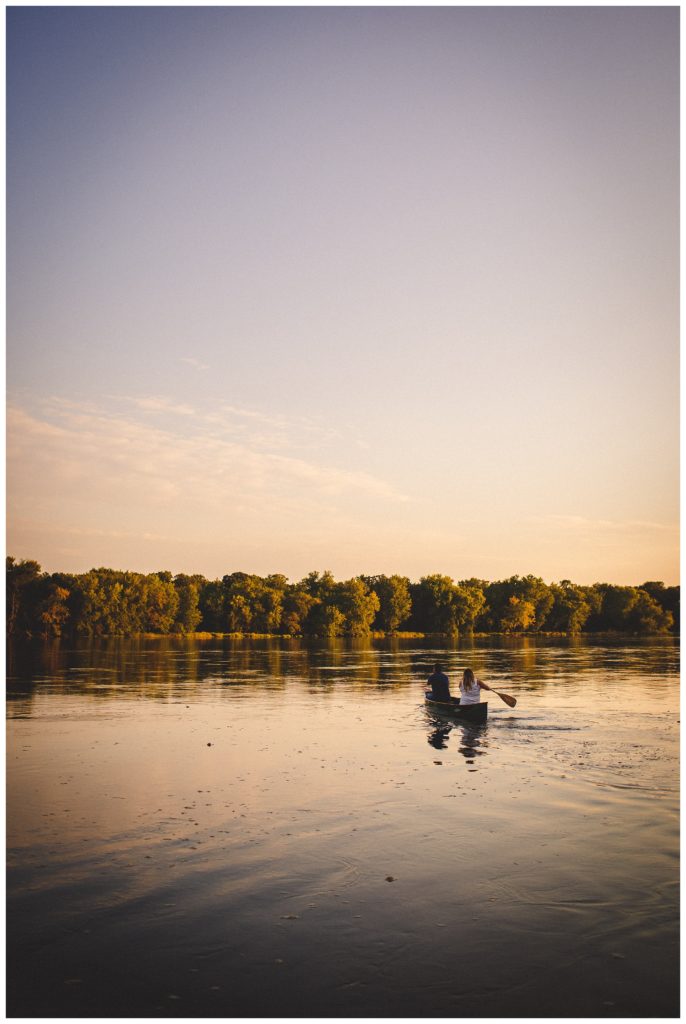 Wisconsin River Sand Bar Spring Green Wisconsin Engagement