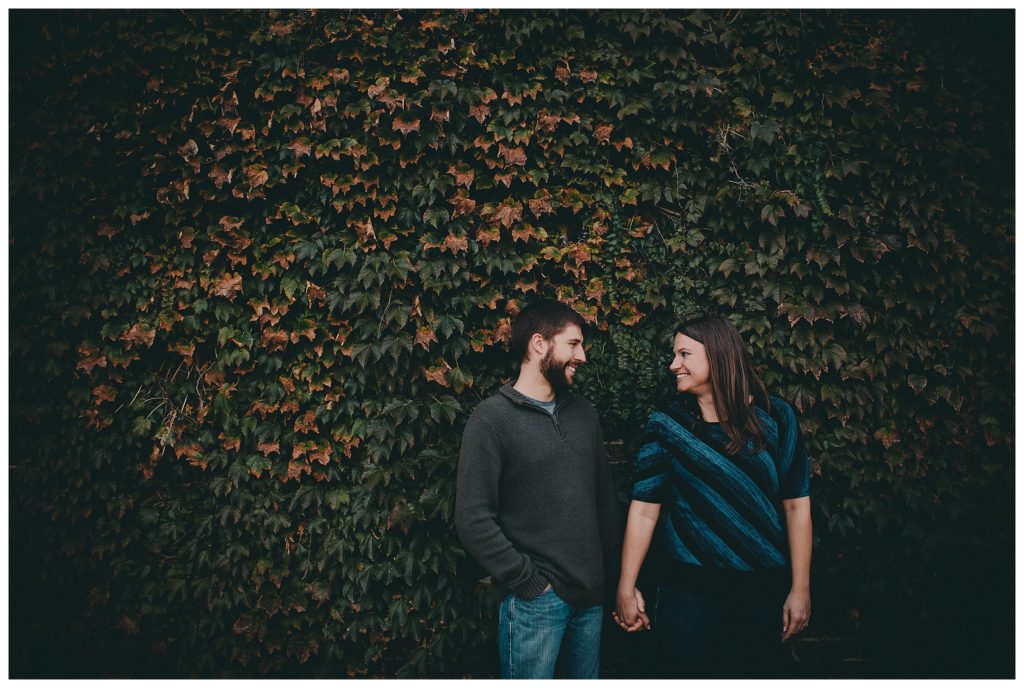 Downtown Madison Wisconsin Sunset Engagement