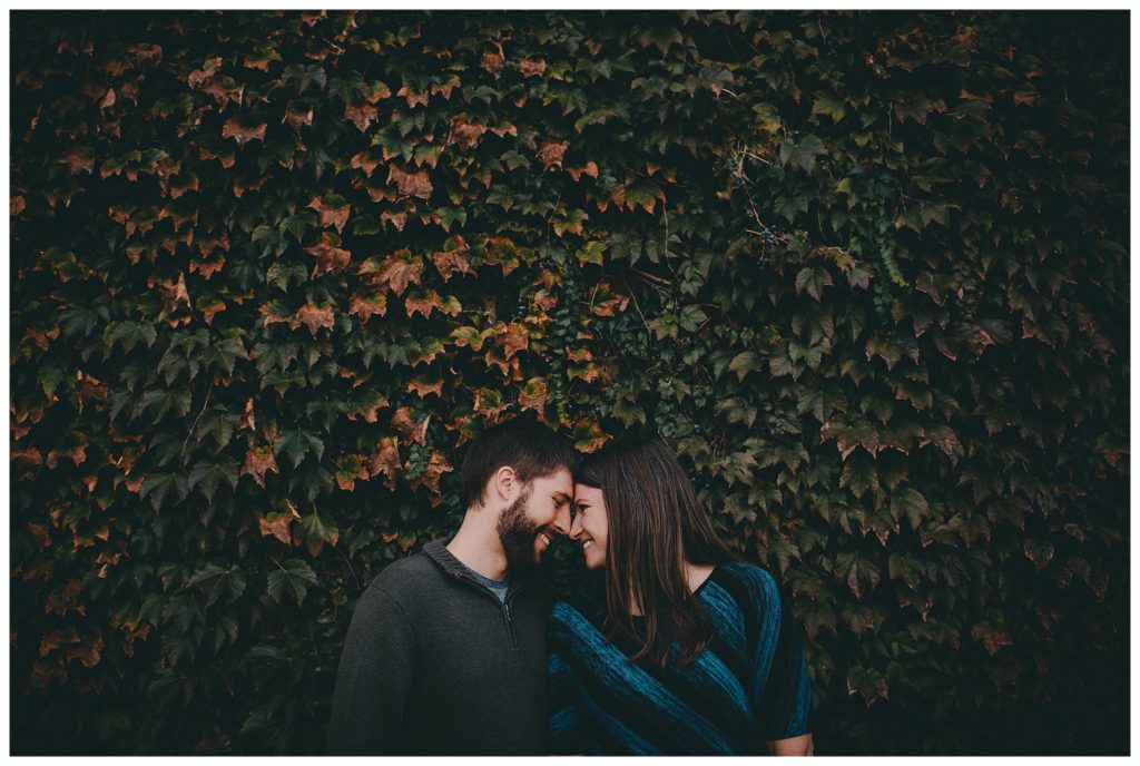 Downtown Madison Wisconsin Sunset Engagement