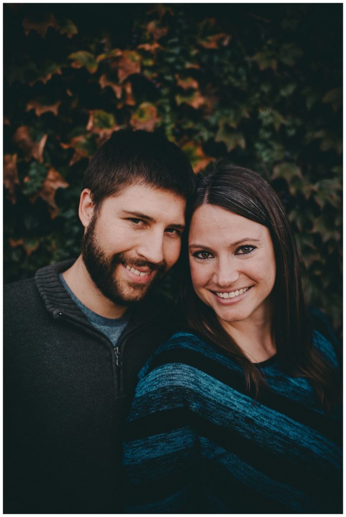 Downtown Madison Wisconsin Sunset Engagement