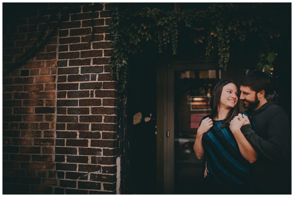 Downtown Madison Wisconsin Sunset Engagement
