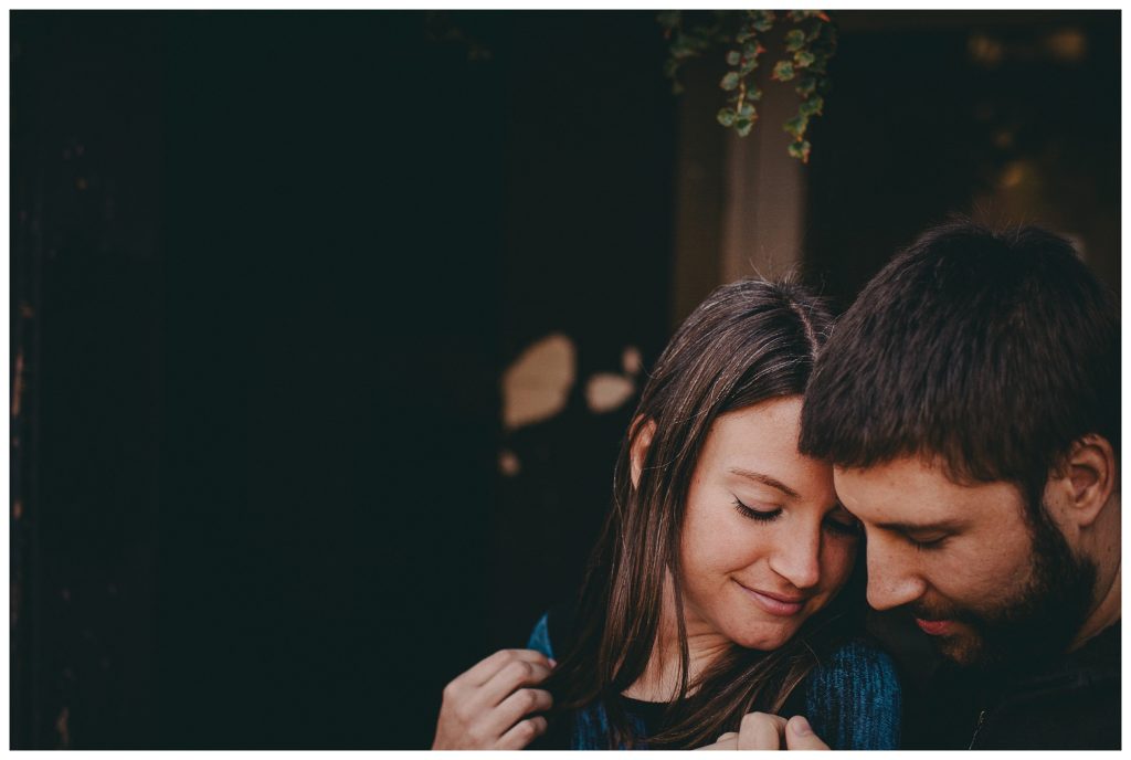 Downtown Madison Wisconsin Sunset Engagement