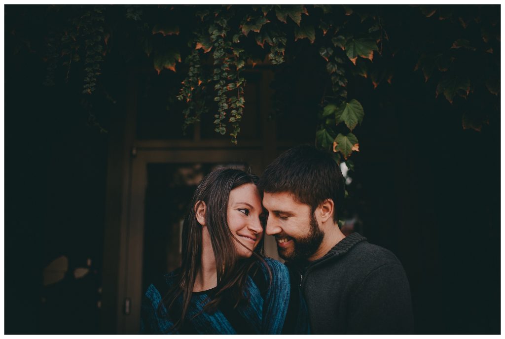 Downtown Madison Wisconsin Sunset Engagement