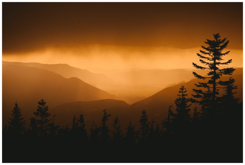 Epic Mount Hood Sunset