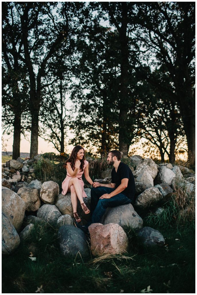 Pope Farms Sunset Engagement