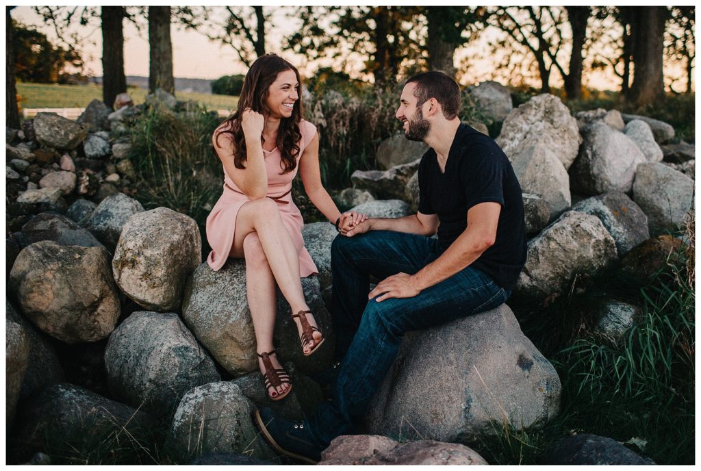 Pope Farms Sunset Engagement