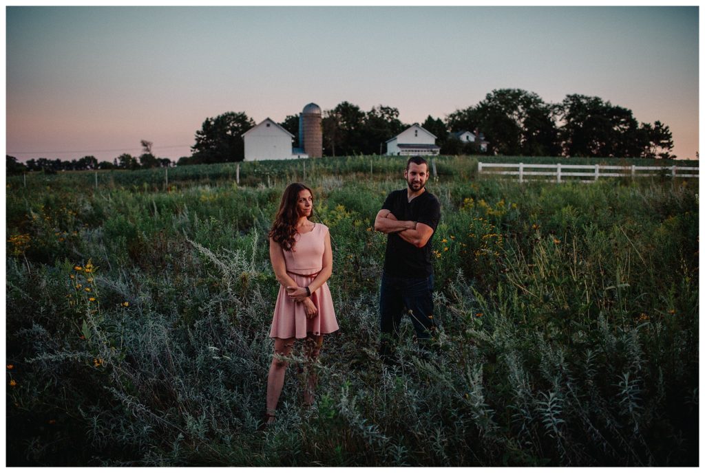 Pope Farms Sunset Engagement
