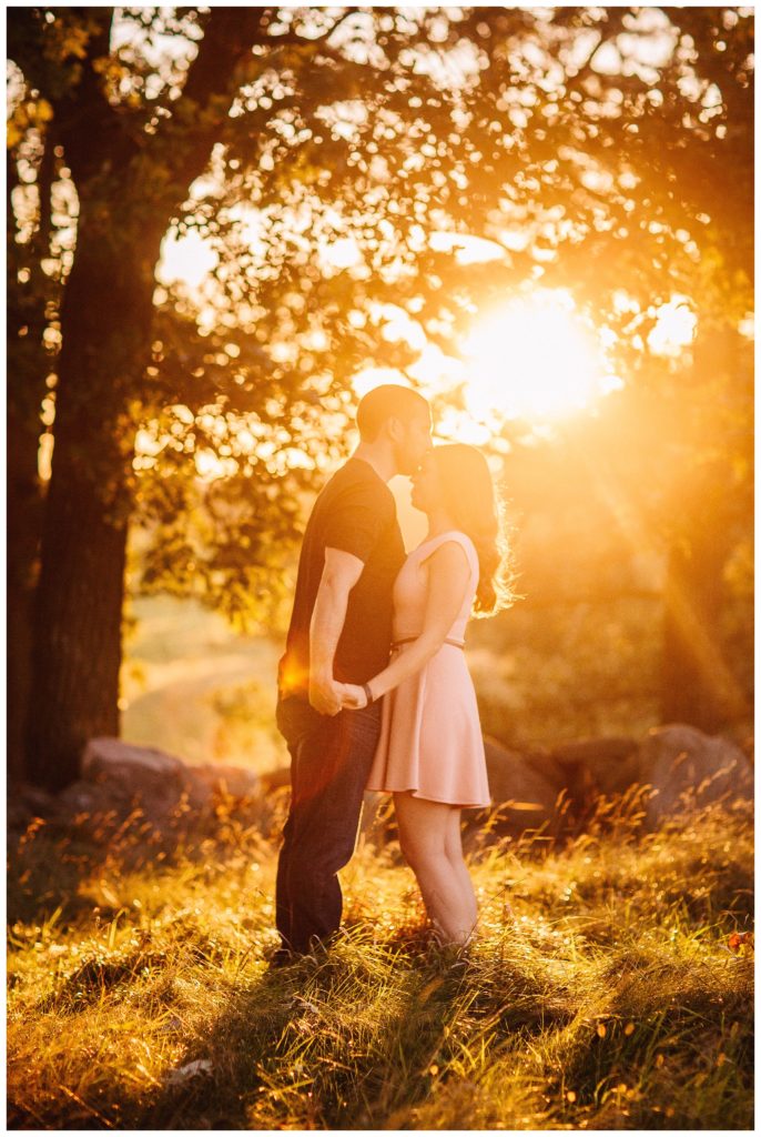 Pope Farms Sunset Engagement