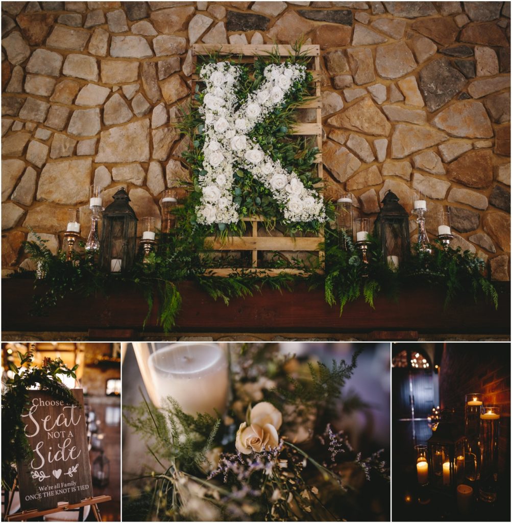 Winter Wedding at the pavilions at orchard ridge