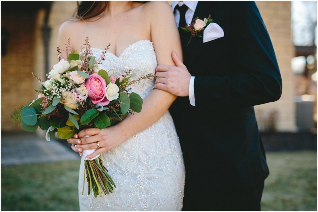 Winter Wedding at the pavilions at orchard ridge