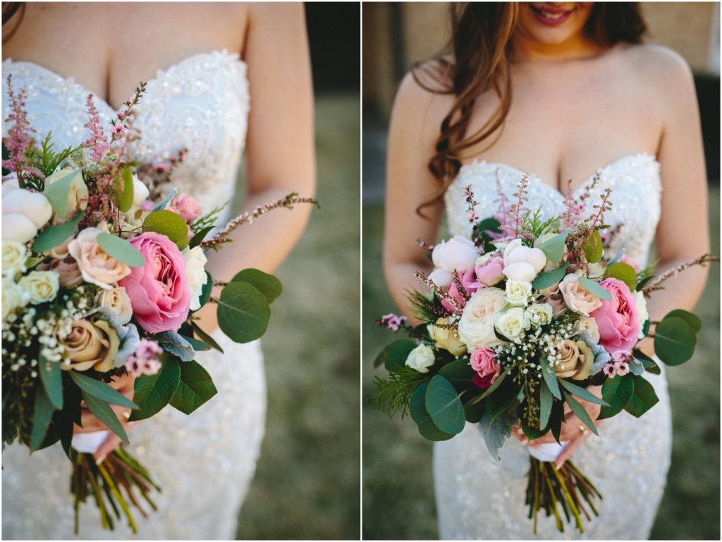 Winter Wedding at the pavilions at orchard ridge