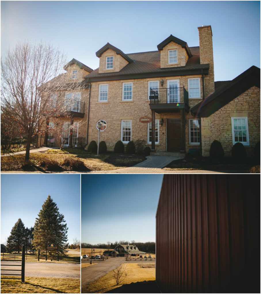 Winter Wedding at the pavilions at orchard ridge