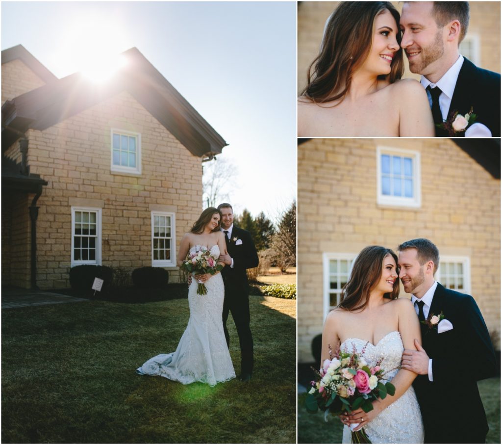 Winter Wedding at the pavilions at orchard ridge