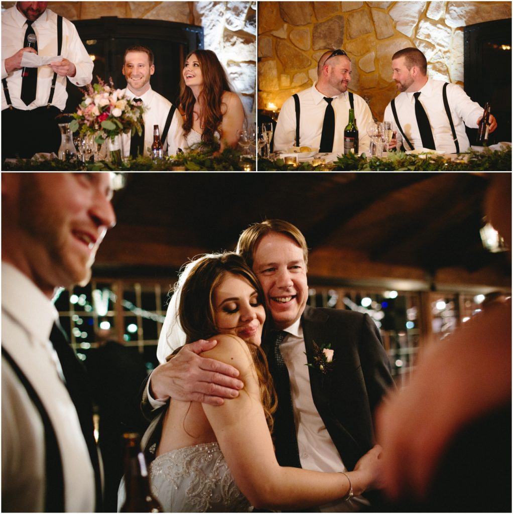 Winter Wedding at the pavilions at orchard ridge