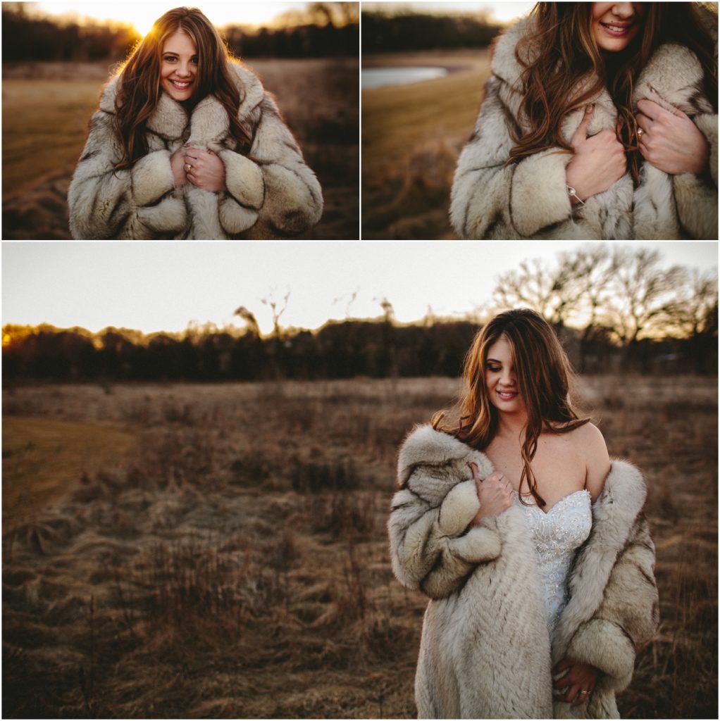 Winter Wedding at the pavilions at orchard ridge