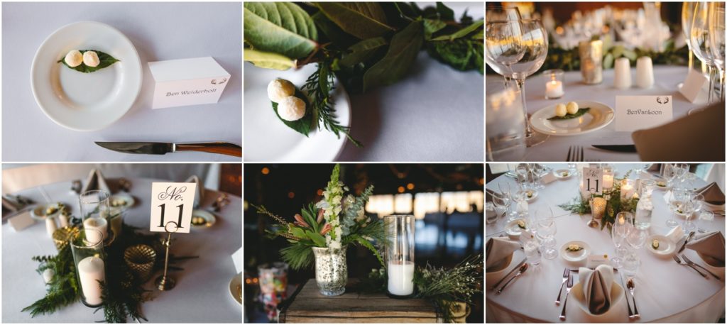 Winter Wedding at the pavilions at orchard ridge