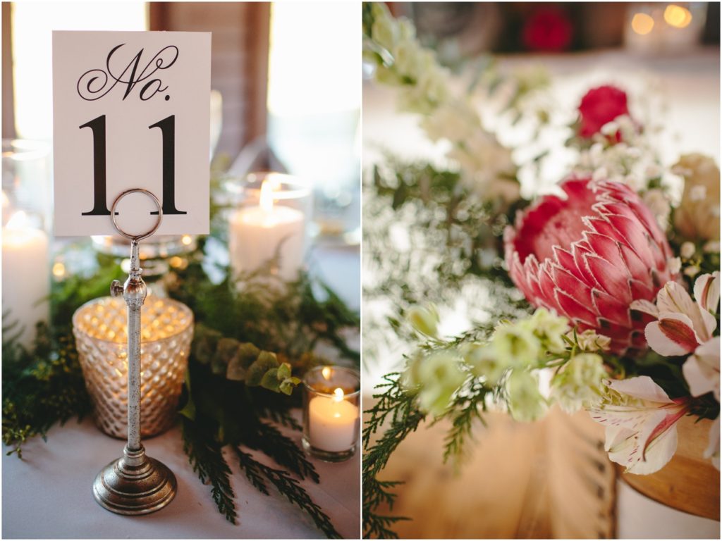 Winter Wedding at the pavilions at orchard ridge