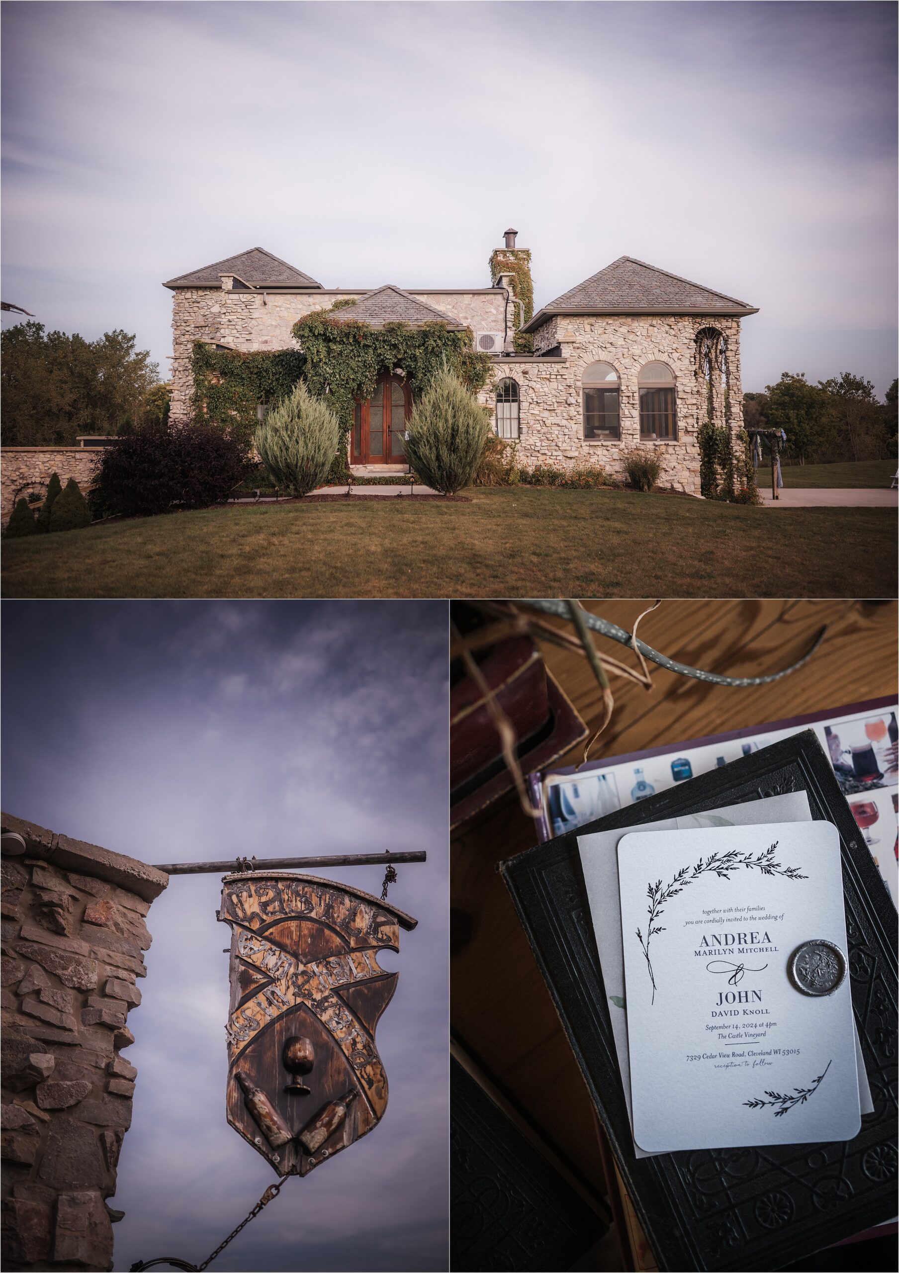 the castle vineyard wedding