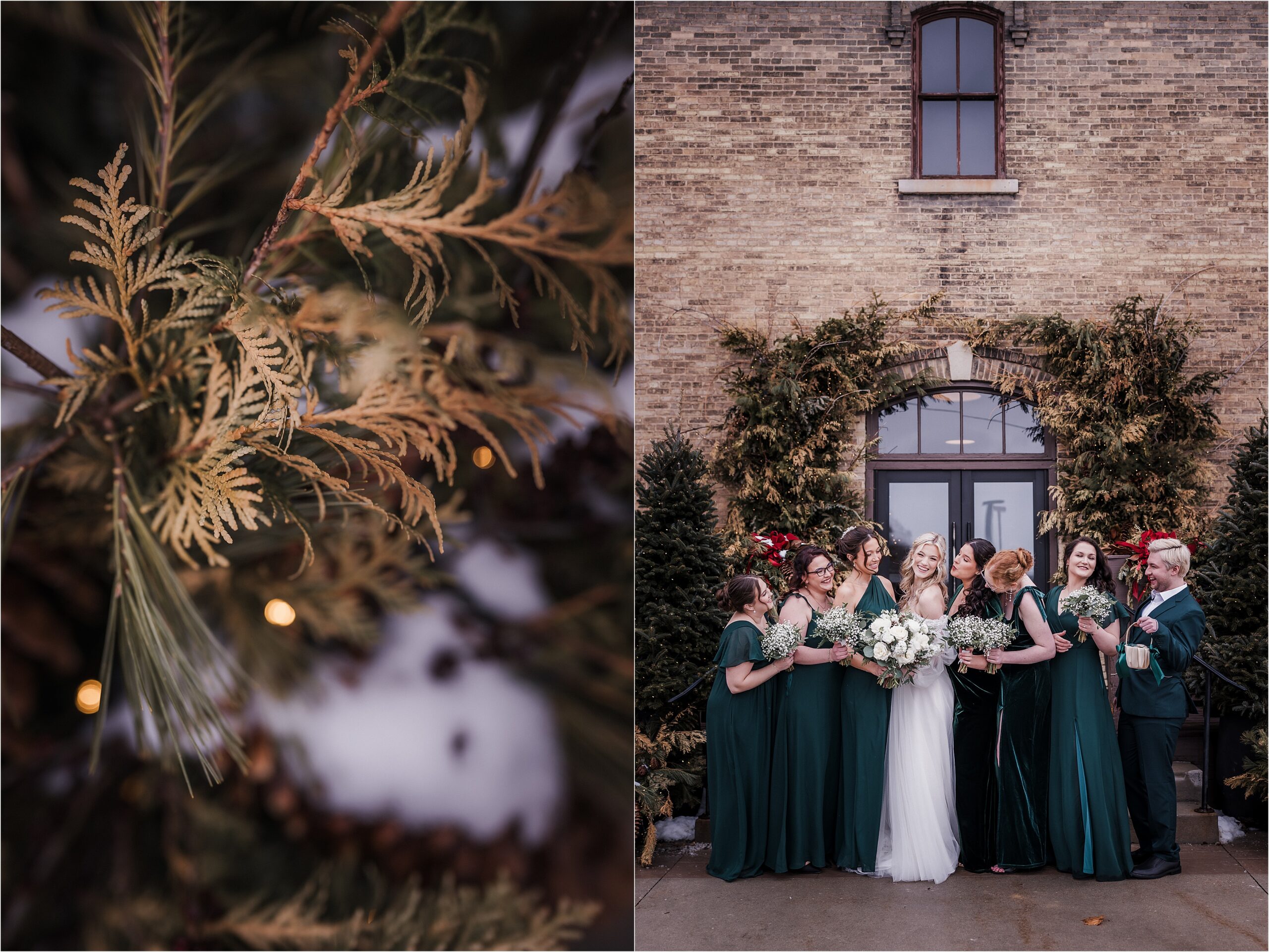 winter wedding color palette