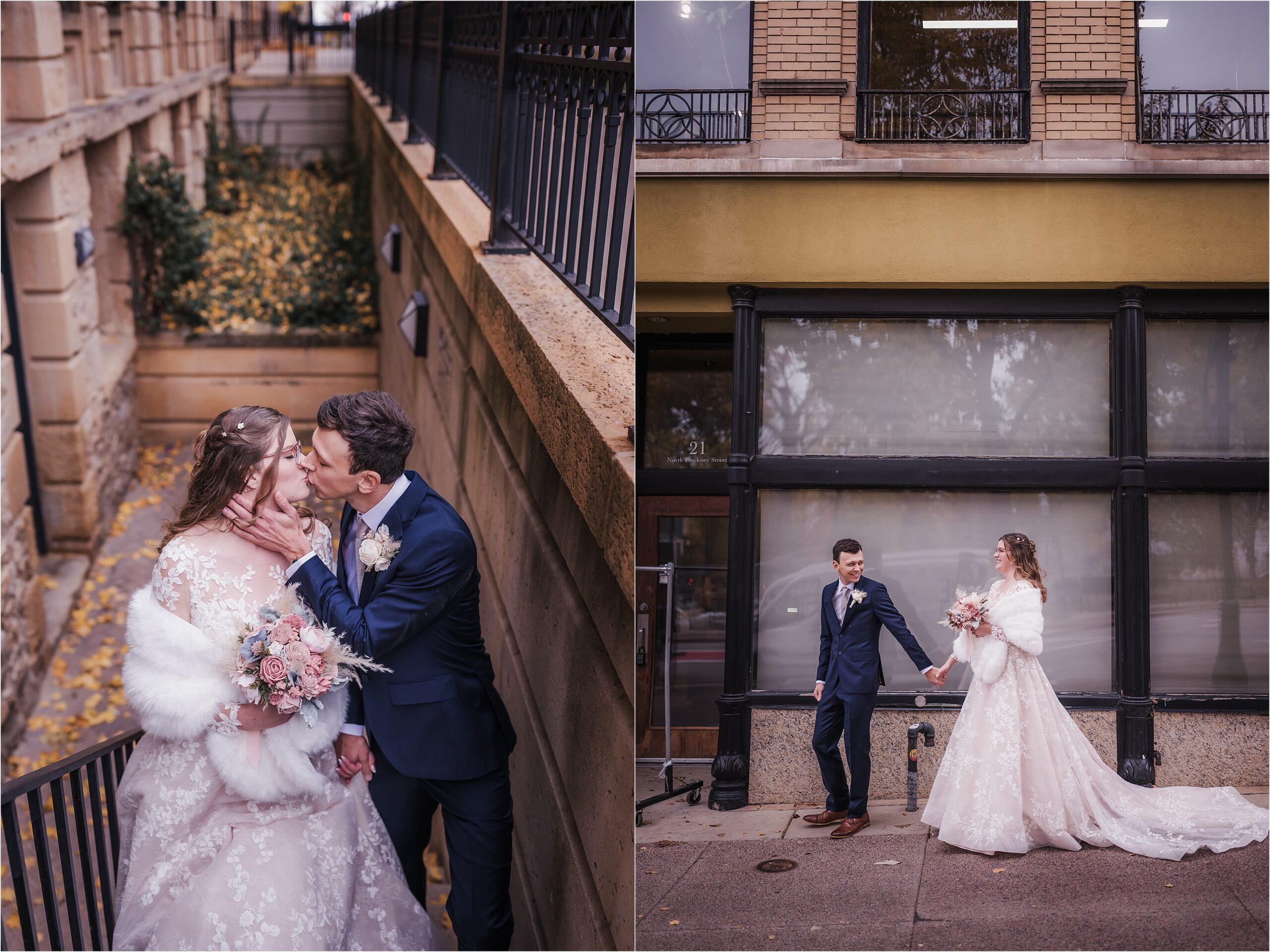 bride and groom pictures madison wi