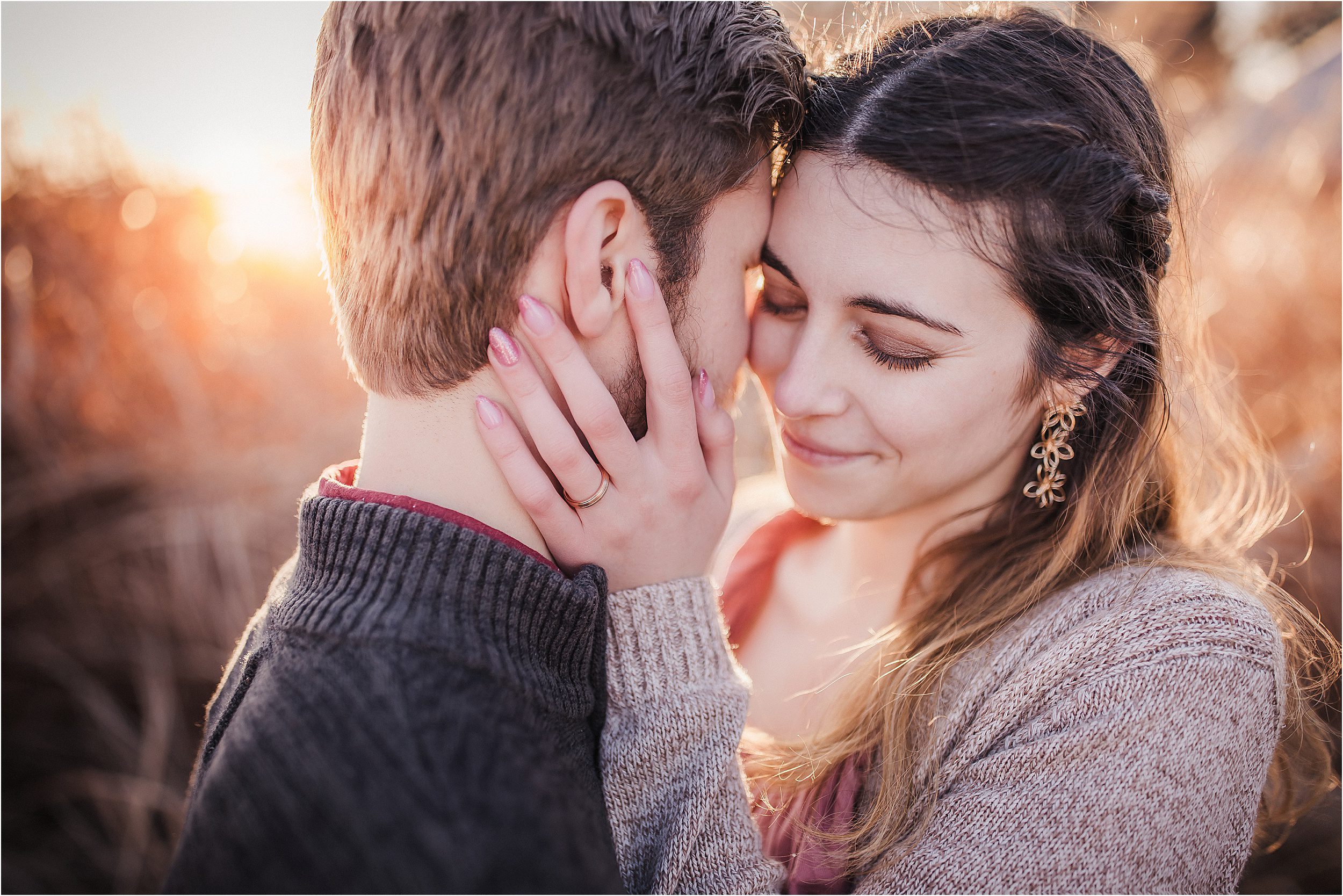UW Arboretum engagement session Madison Wisconsin spring blooms