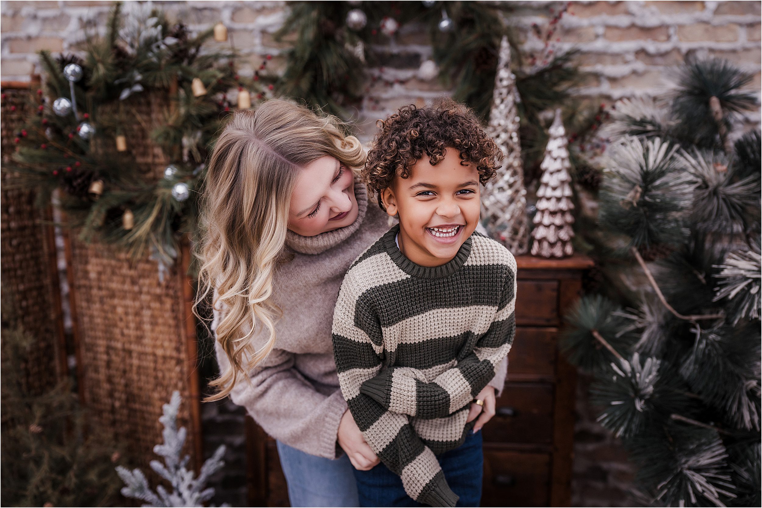 christmas mini session in madison wi