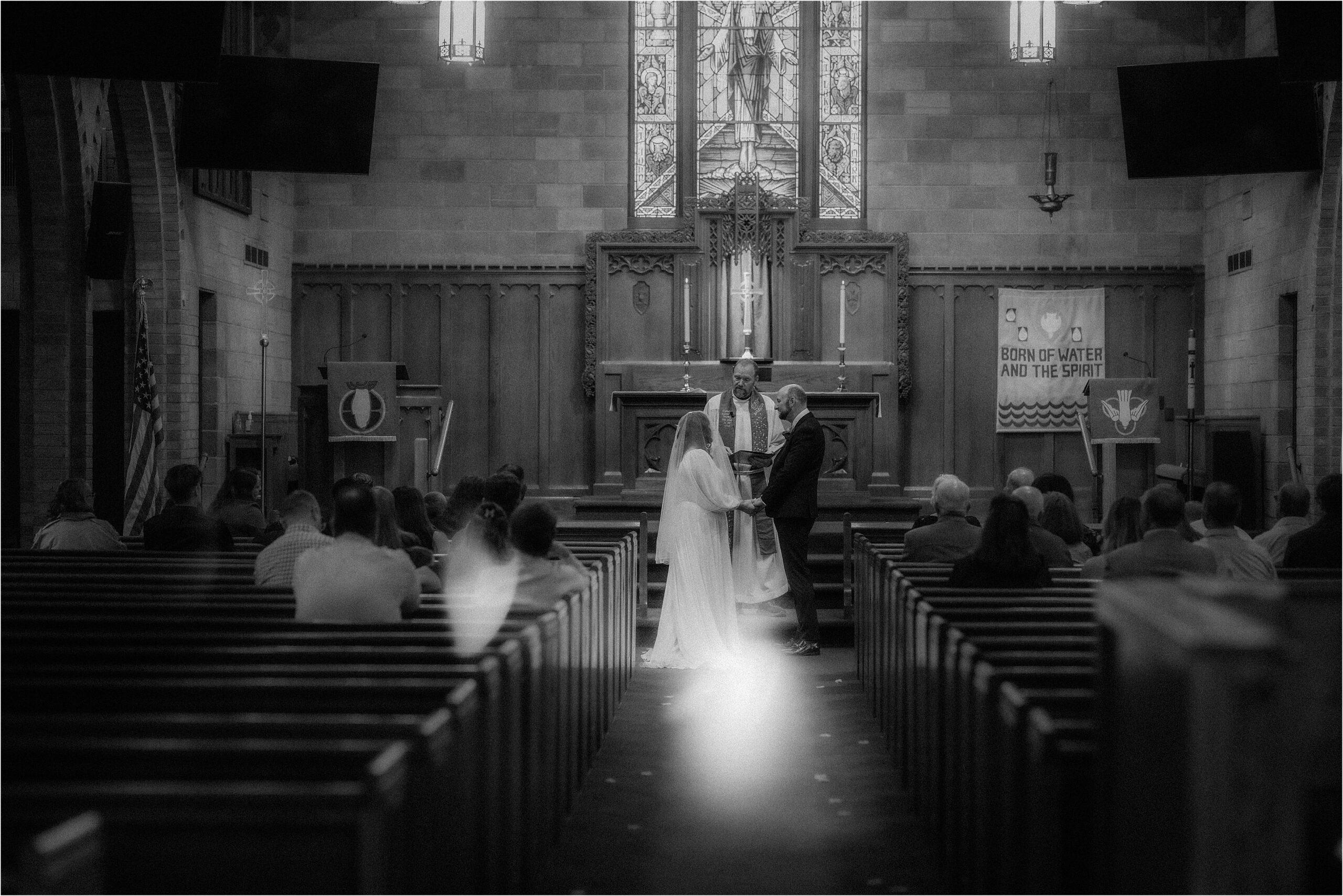 Central Lutheran Church in Edgerton Wisconsin wedding